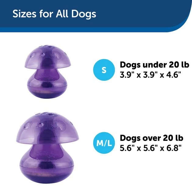 Busy Buddy Magic Mushroom Treat Dispenser Dog Toy 2 Busy Buddy Magic Mushroom Treat Dispenser Dog Toy - Image 2