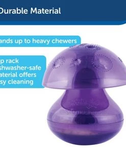 Busy Buddy Magic Mushroom Treat Dispenser Dog Toy 12 Busy Buddy Magic Mushroom Treat Dispenser Dog Toy -PetSafe Store 63191 PT4. SY630 V1602307259
