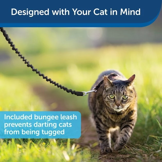 PetSafe Come With Me Kitty Nylon Cat Harness & Bungee Leash 5 PetSafe Come With Me Kitty Nylon Cat Harness & Bungee Leash - Image 5