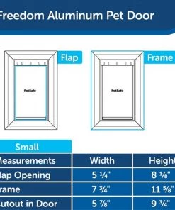 PetSafe Freedom Aluminum Pet Door -PetSafe Store 64011 PT5. SY630 V1617322593