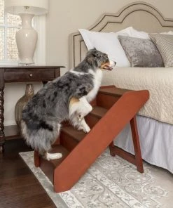 PetSafe CozyUp Foldable Wooden Cat & Dog Stairs -PetSafe Store 68736 PT3. SY630 V1614359541