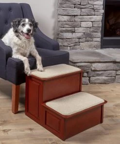 PetSafe CozyUp Wooden Cat & Dog Stairs -PetSafe Store 68749 PT3. SY630 V1527196339