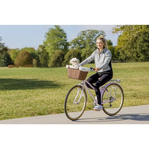 PetSafe Happy Ride Wicker Cat & Dog Bicycle Basket 2 PetSafe Happy Ride Wicker Cat & Dog Bicycle Basket - Image 2