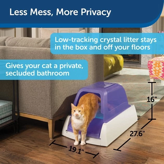 ScoopFree Covered Automatic Self-Cleaning Cat Litter Box Hood 4 ScoopFree Covered Automatic Self-Cleaning Cat Litter Box Hood - Image 4