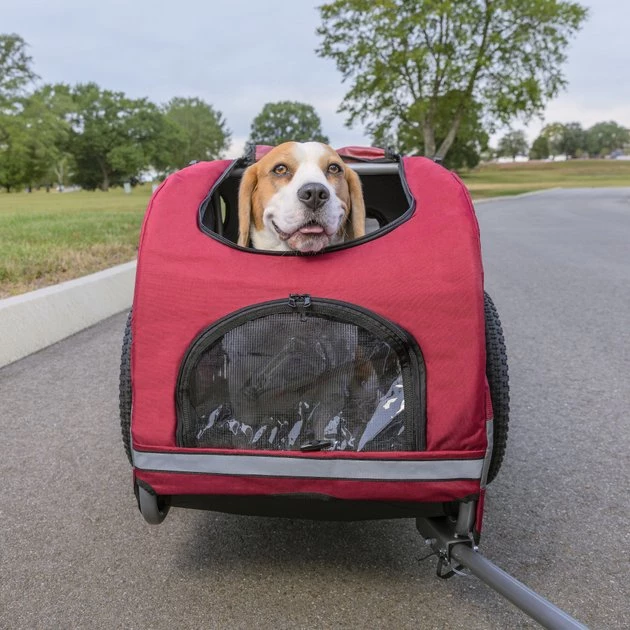 PetSafe Happy Ride Steel Cat & Dog Bicycle Trailer 1 PetSafe Happy Ride Steel Cat & Dog Bicycle Trailer