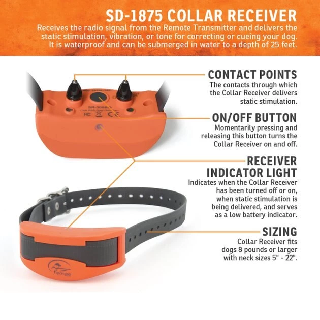 SportDOG UplandHunter 1875 Training Dog Collar 4 SportDOG UplandHunter 1875 Training Dog Collar - Image 4