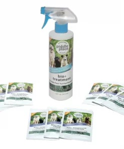 Piddle Place Bio+ Treatment Turf Pad Maintenance for Dogs & Cats Combo Pack