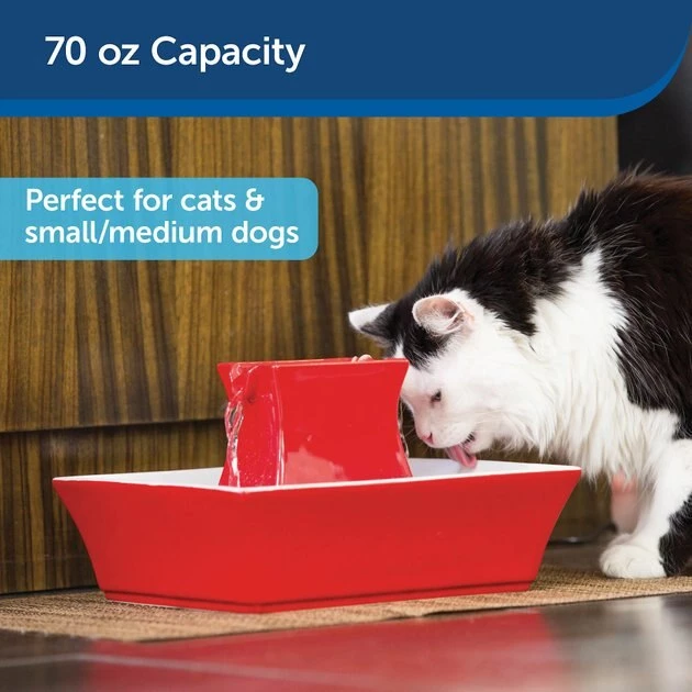 Drinkwell Pagoda Ceramic Dog & Cat Fountain 8 Drinkwell Pagoda Ceramic Dog & Cat Fountain - Image 8