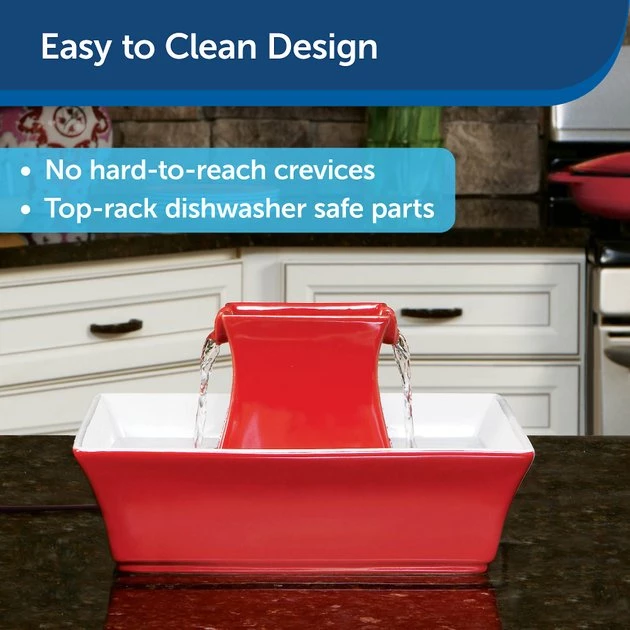 Drinkwell Pagoda Ceramic Dog & Cat Fountain 9 Drinkwell Pagoda Ceramic Dog & Cat Fountain - Image 9